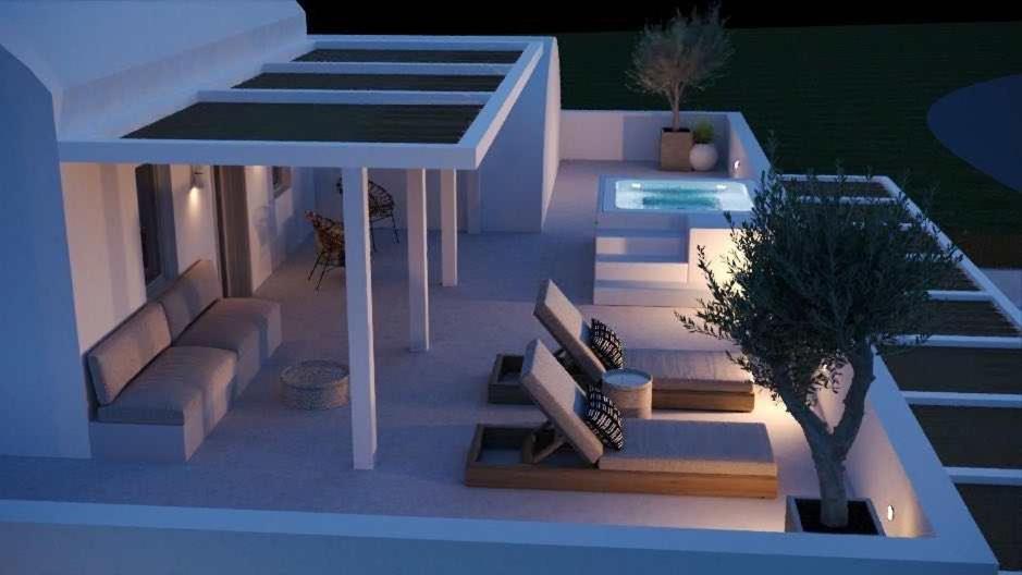 Lejardin Suites Santorini Pýrgos Exteriör bild